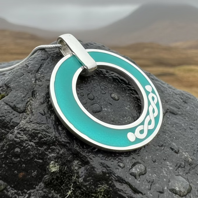 Seaside Celtic Knot Necklace - Handmade in Scotland | Pendant | Wiccan Center