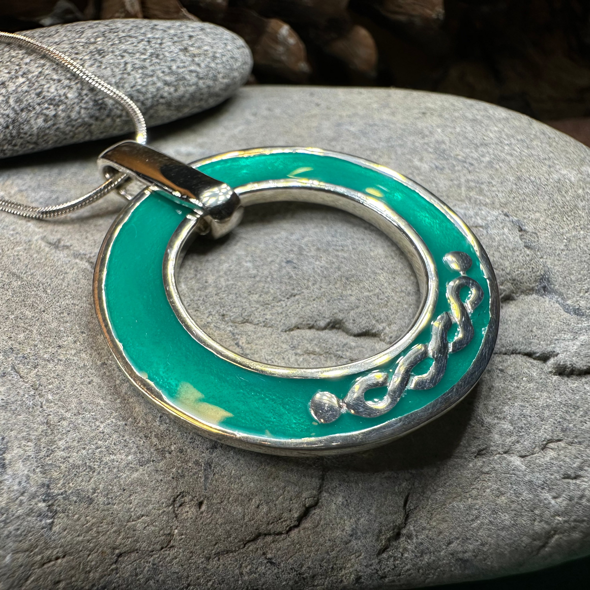 Seaside Celtic Knot Necklace - Handmade in Scotland | Pendant | Wiccan Center