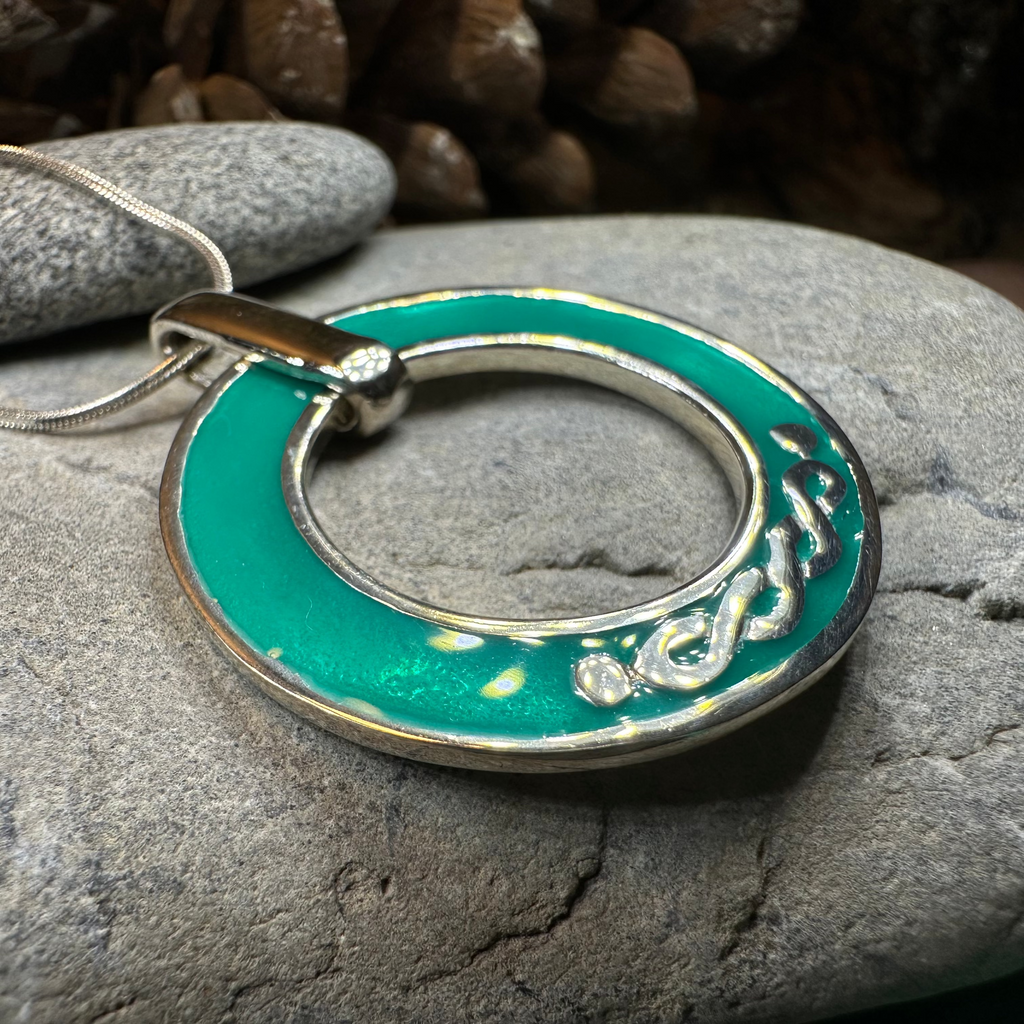 Seaside Celtic Knot Necklace - Handmade in Scotland | Pendant | Wiccan Center