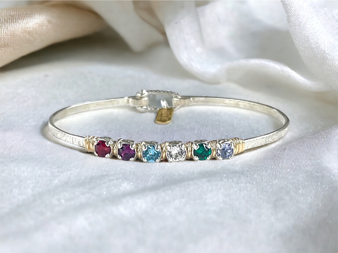 Custom Mothers Birthstone Bracelet Mid-Sized | Bracelet | Wiccan Center