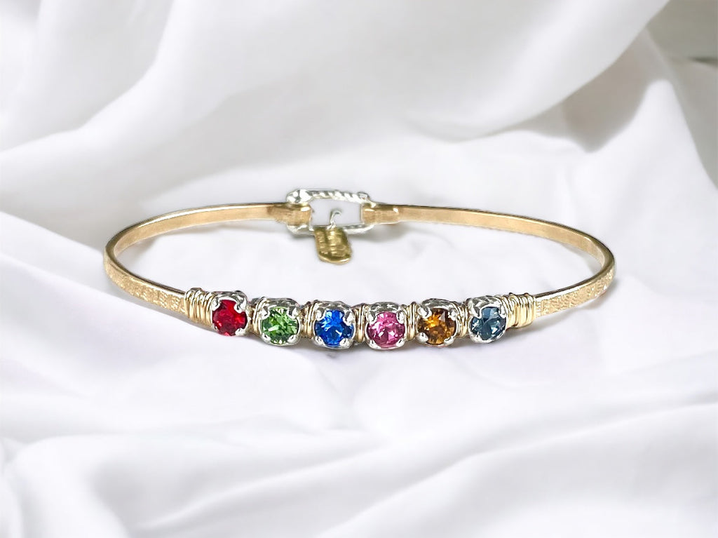 Custom Mothers Birthstone Bracelet Mid-Sized | Bracelet | Wiccan Center