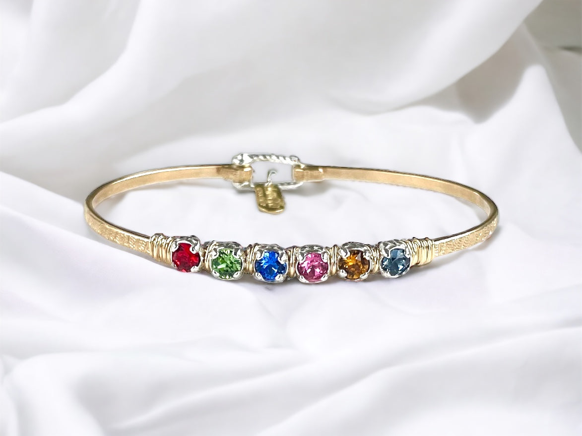 Custom Mothers Birthstone Bracelet Mid-Sized | Bracelet | Wiccan Center