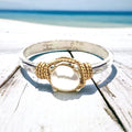 Hand Hammered Pearl Ring | Rings | Wiccan Center