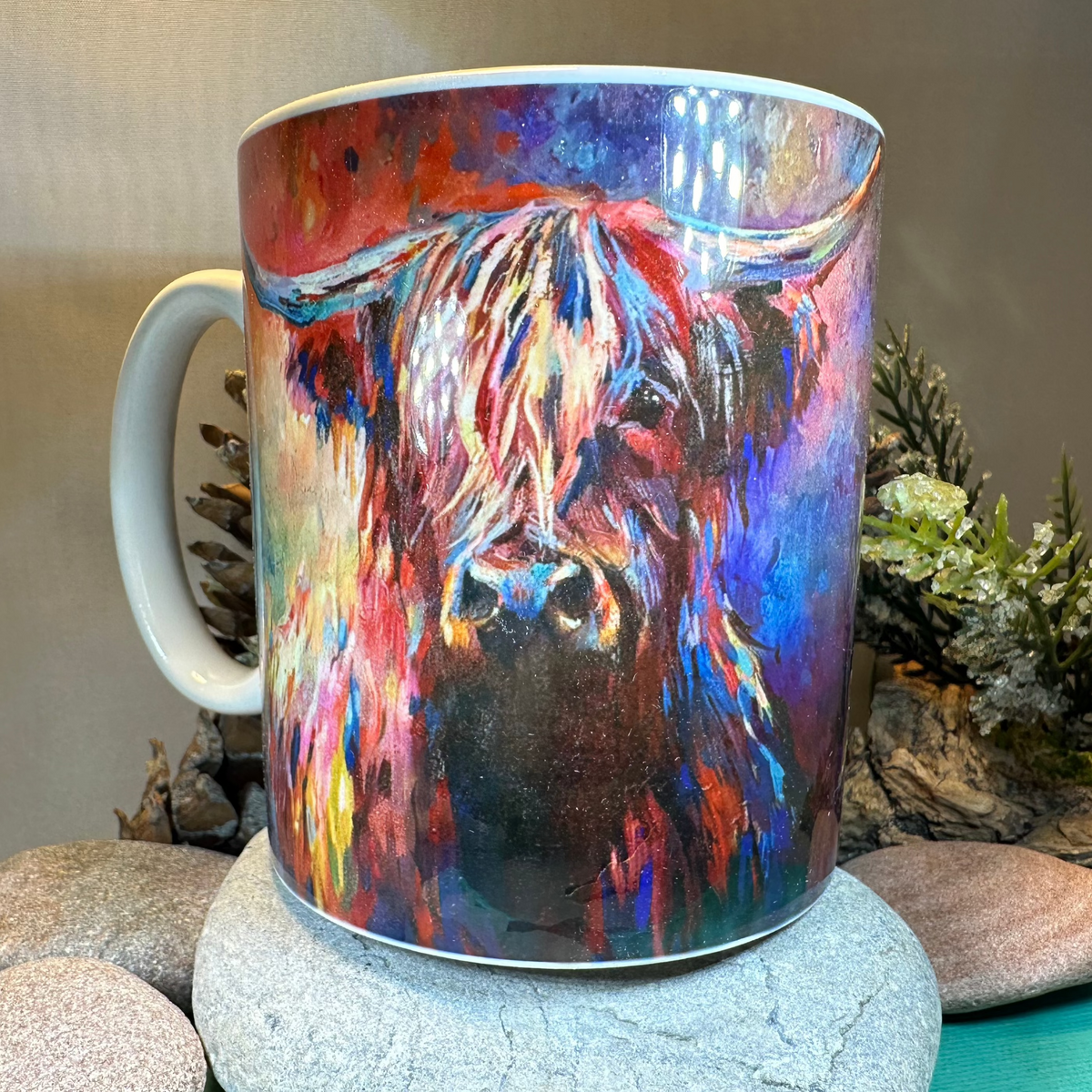 Sue Gardner Scottish Highland Cow Mug | Gifts | Wiccan Center