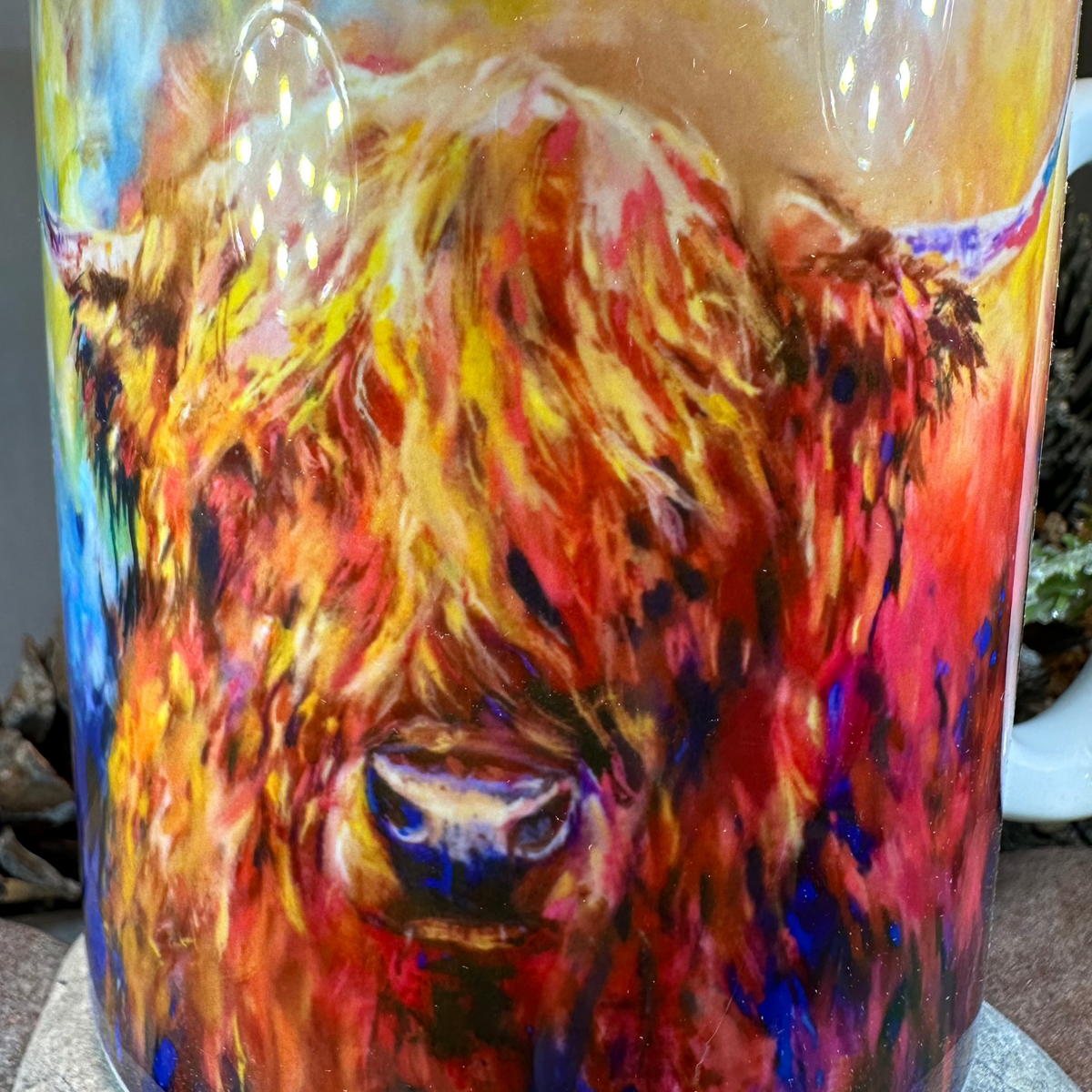 Rainbow Highland Cow Mug | Gifts | Wiccan Center