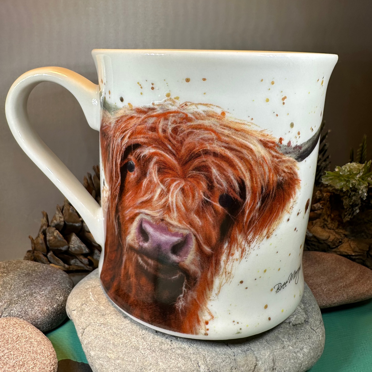 Bree Merryn Scottish Highland Cow Mug | Mugs | Wiccan Center
