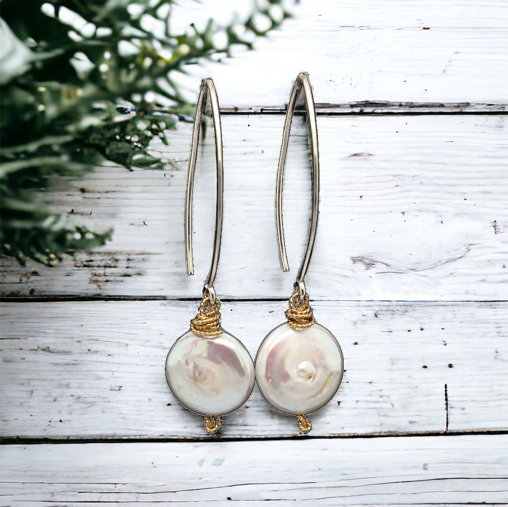 Luna Pearl Earrings | Earrings | Wiccan Center