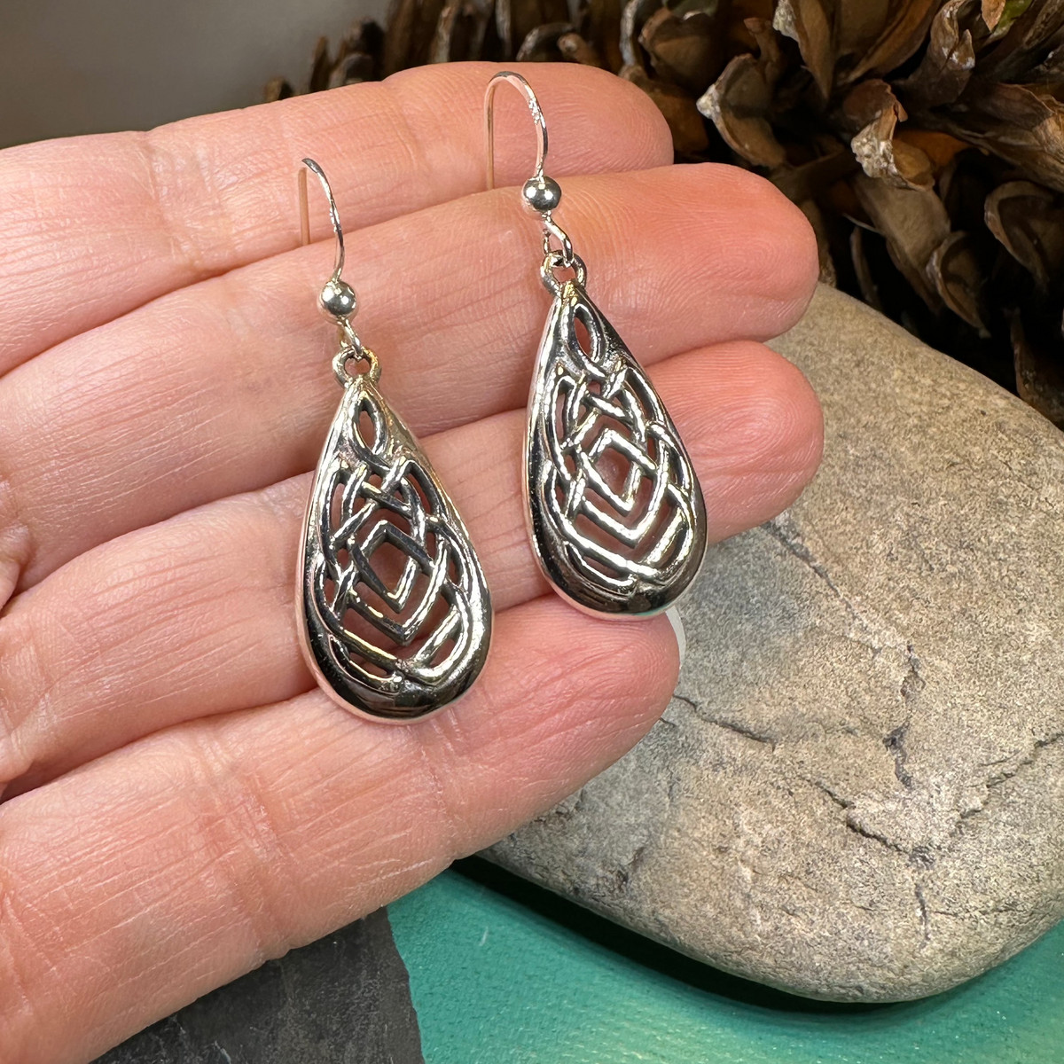 Salia Celtic Knot Earrings | Dangle Earrings | Wiccan Center