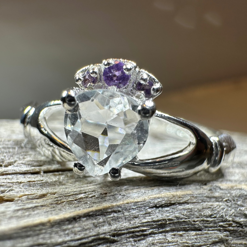 Ardor Irish Claddagh Ring in Sterling Silver