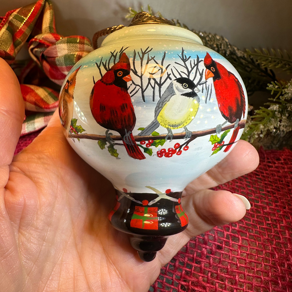 Friends Gather Cardinals Ornament | Gifts | Wiccan Center