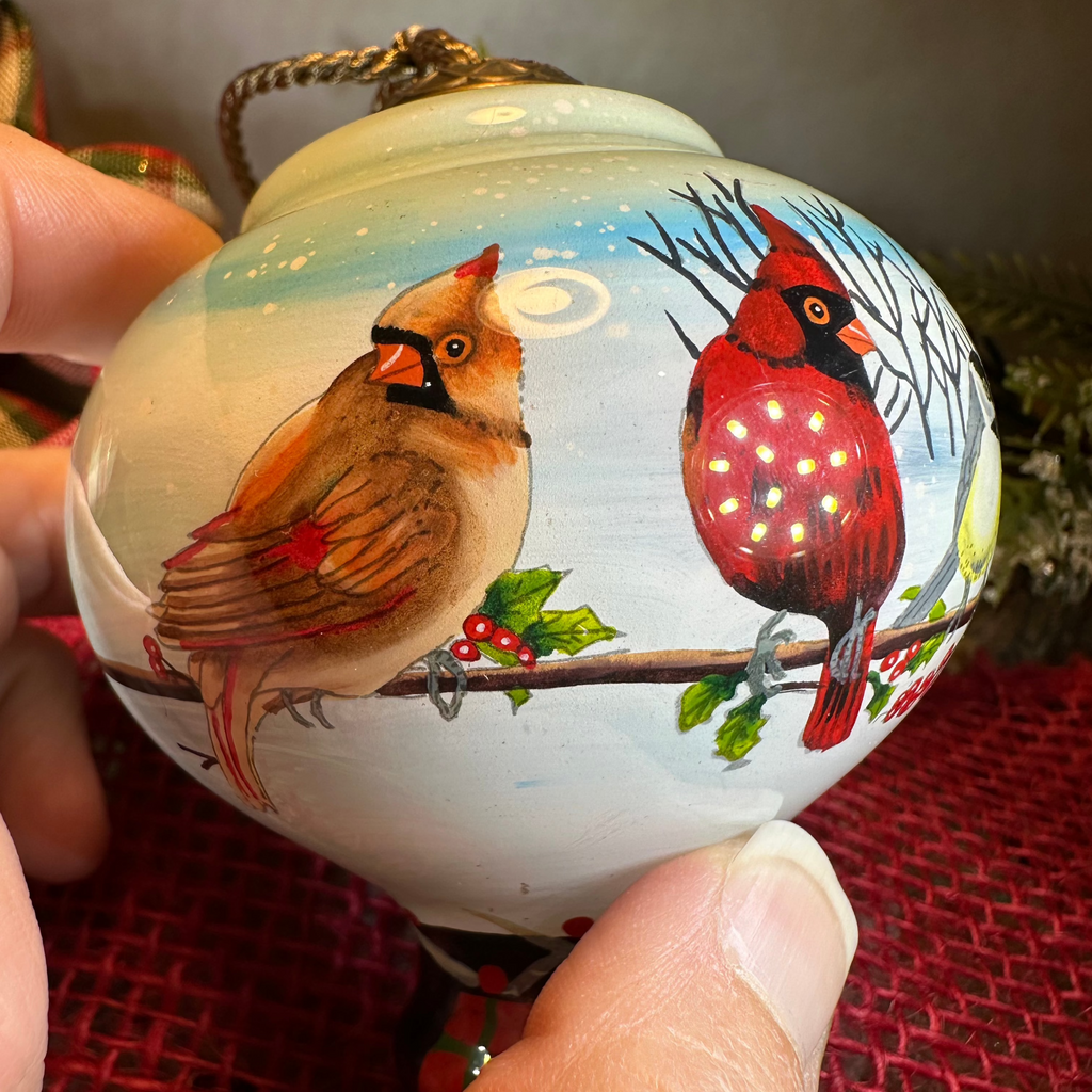 Friends Gather Cardinals Ornament | Gifts | Wiccan Center