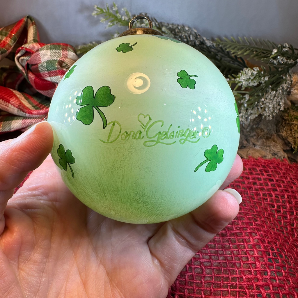 Happy Christmas Irish Santa Ornament - Handmade | Gifts | Wiccan Center