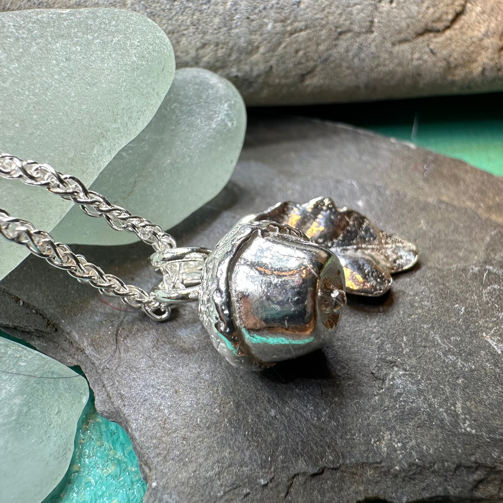 Oak Leaf & Acorn Necklace