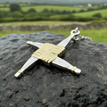Irish Saint Brigid Cross Necklace - Handmade in Ireland | Pendant | Wiccan Center