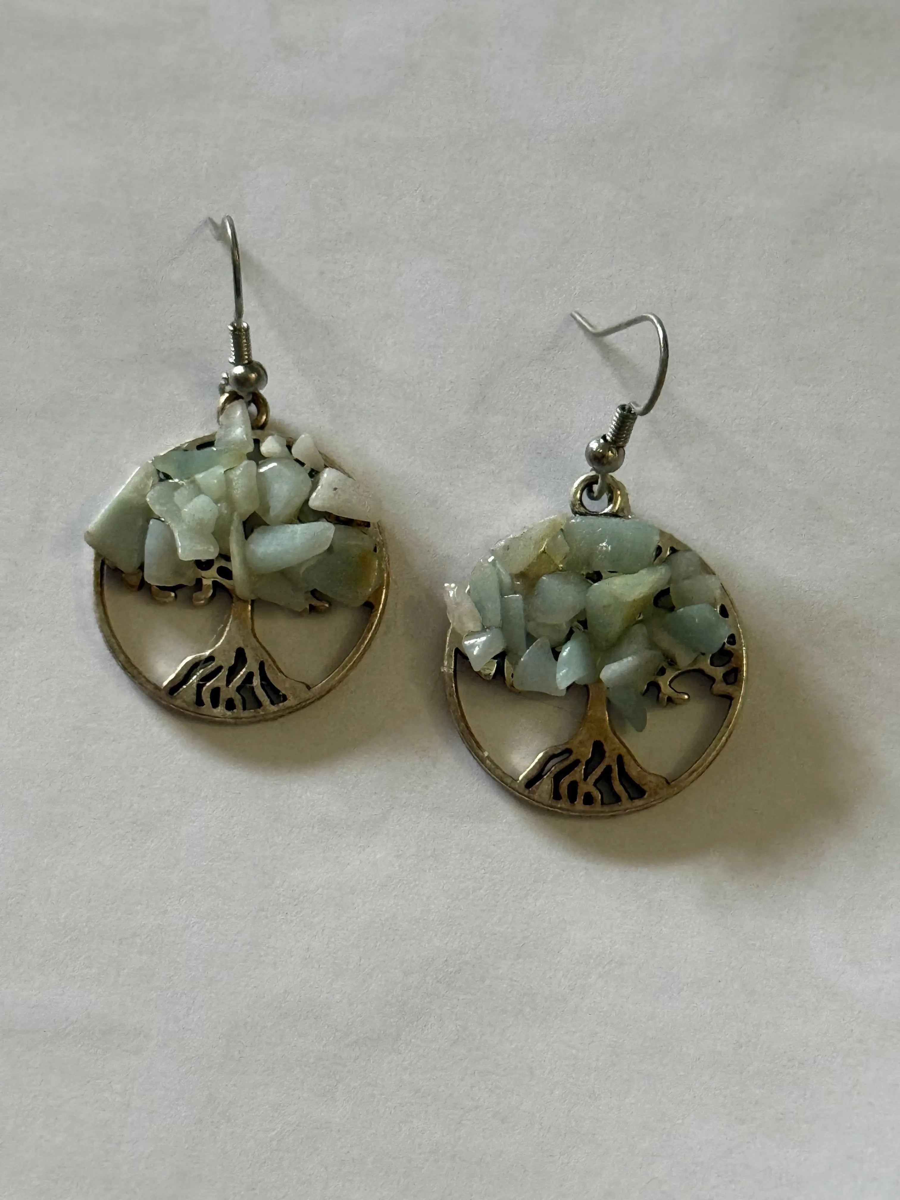 Gem Tree Earrings | Earrings | Wiccan Center