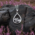 Little Hamish Highland Cow Necklace in Sterling Silver | Pendant | Wiccan Center