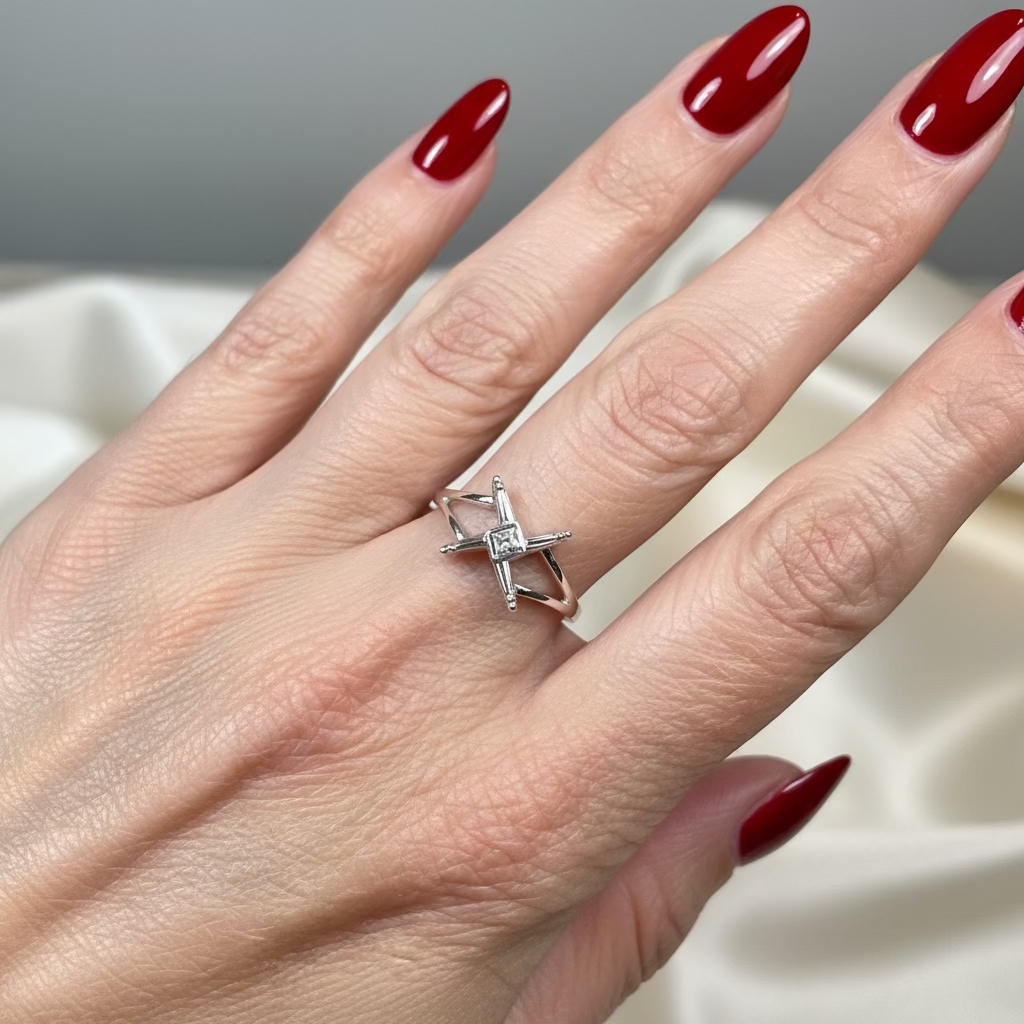 Irish Saint Brigid's Cross Ring in Sterling Silver | Ring | Wiccan Center