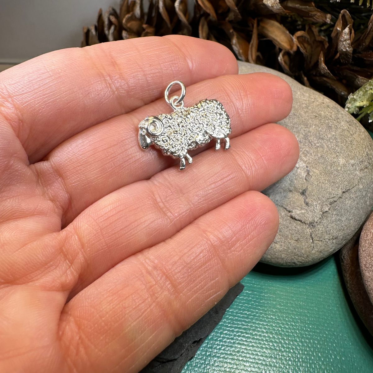 Marigold Sheep Necklace for Women - Handmade in Scotland | Pendant | Wiccan Center