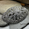 Marcasite Oval Celtic Knot Brooch | Brooch | Wiccan Center