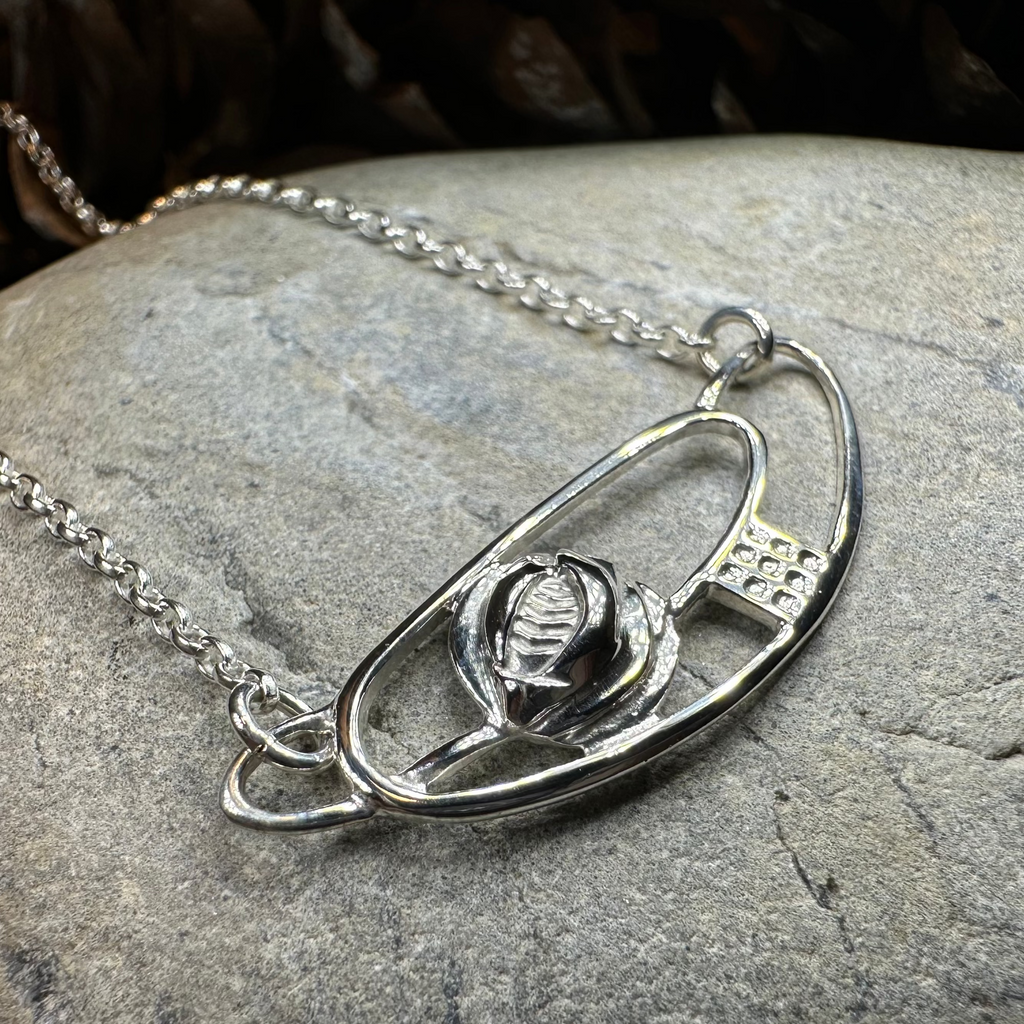 Scottish Mackintosh Rose Necklace