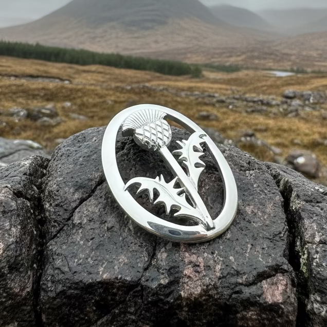 Gaisgeil Scottish Thistle Necklace | Pendant | Wiccan Center