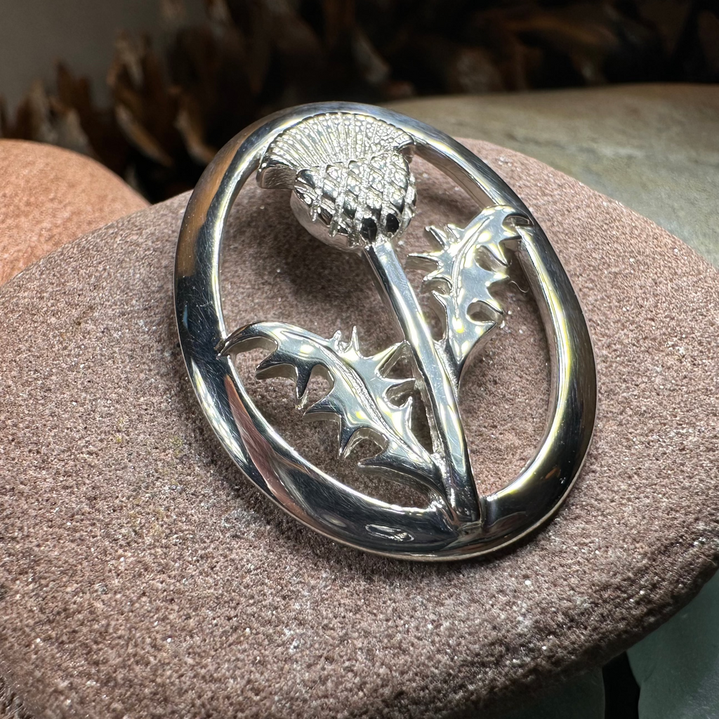 Gaisgeil Scottish Thistle Necklace | Pendant | Wiccan Center