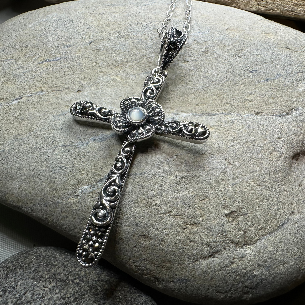 Spring Bloom Celtic Cross Necklace | Pendant | Wiccan Center