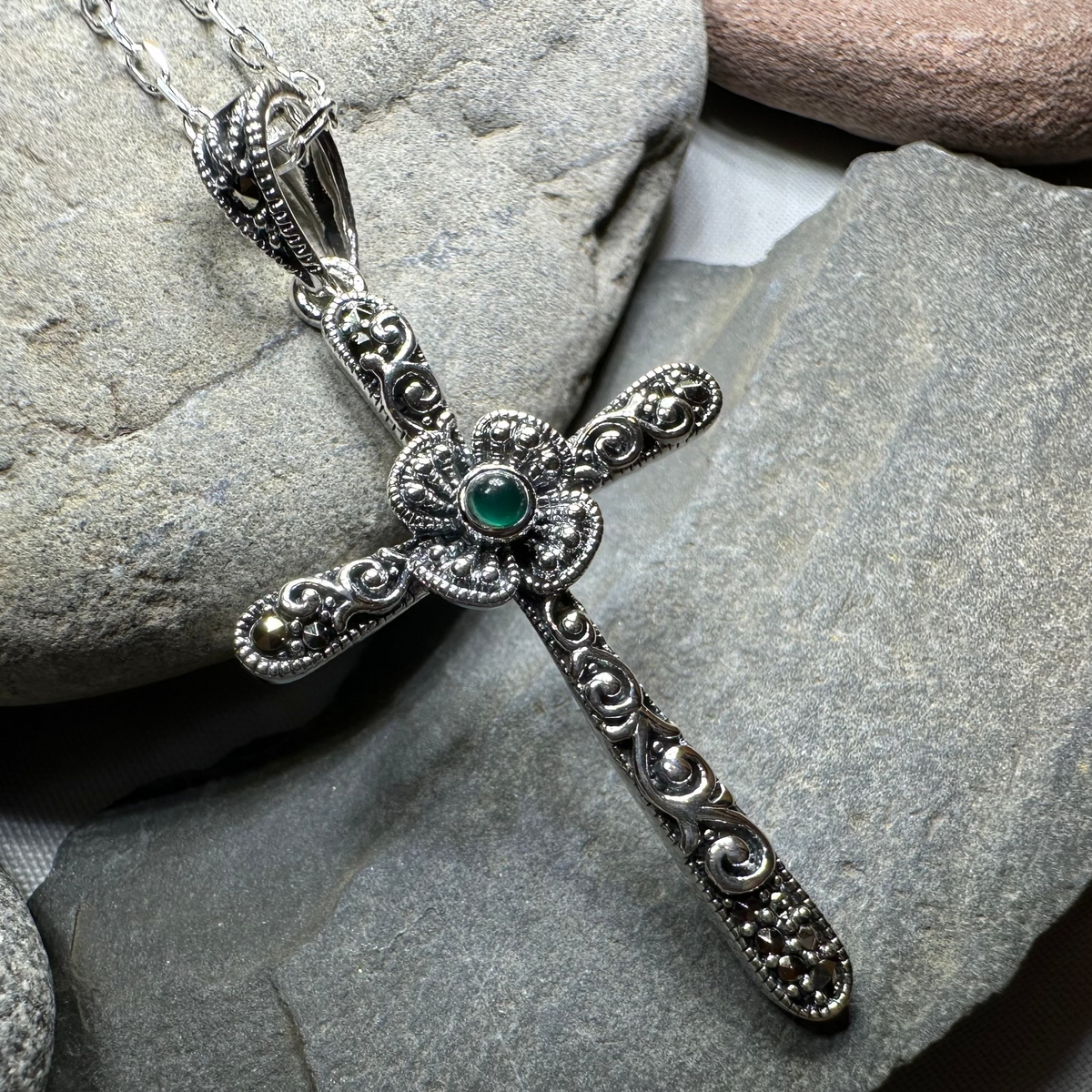 Spring Bloom Celtic Cross Necklace | Pendant | Wiccan Center