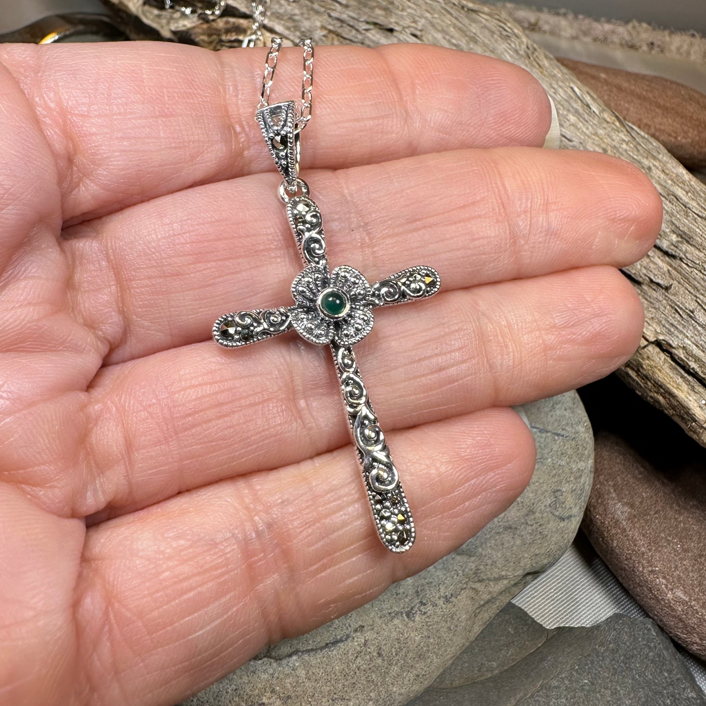 Spring Bloom Celtic Cross Necklace | Pendant | Wiccan Center