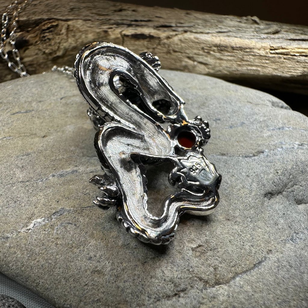 Celtic Rising Dragon Necklace | Pendant | Wiccan Center