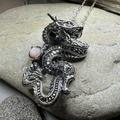 Celtic Rising Dragon Necklace | Pendant | Wiccan Center