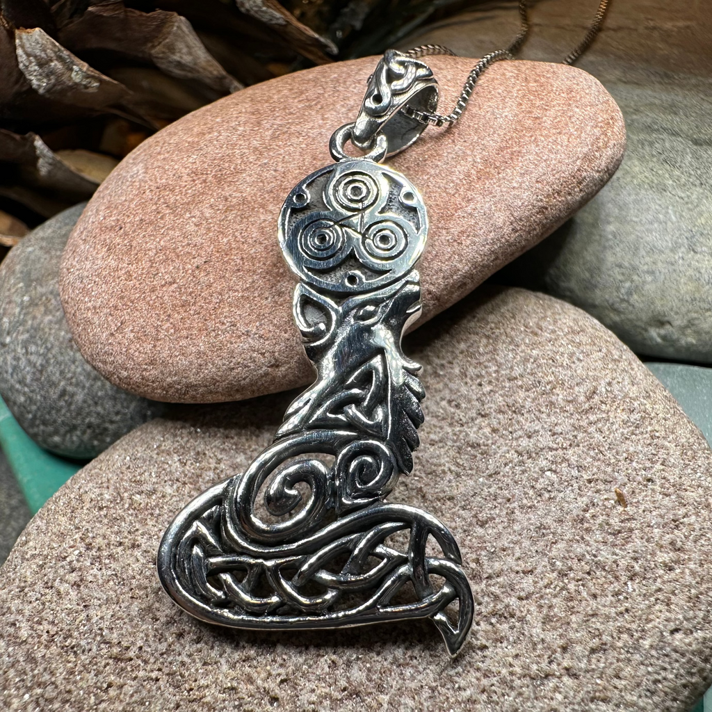 Celtic Forest Fox Necklace