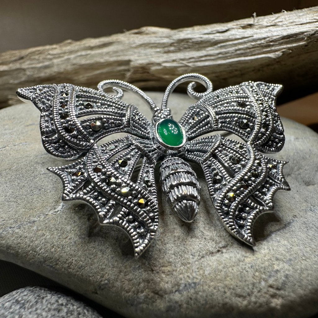 Marcasite Butterfly Brooch | Brooch | Wiccan Center
