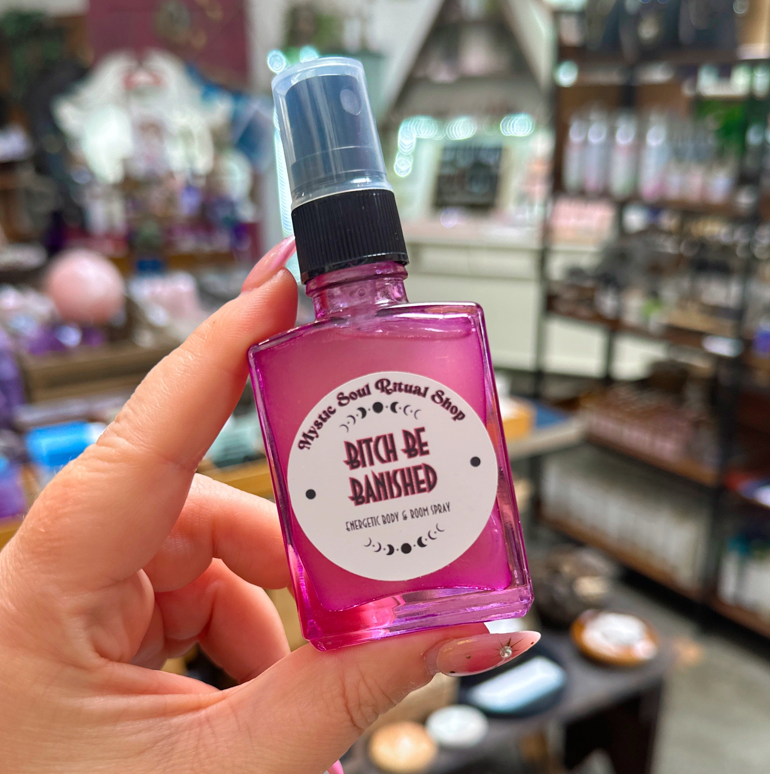 Bitch Be Banished Spray | Spell Spray | Wiccan Center