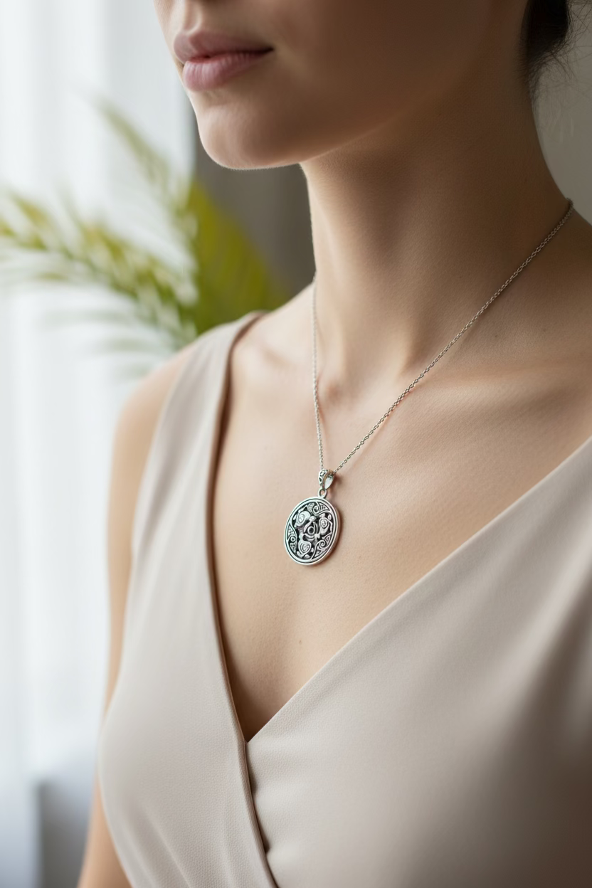Tinner's Triple Rabbit Necklace in Sterling Silver | Pendant | Wiccan Center