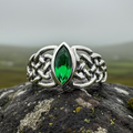 Emily Celtic Knot Ring in Sterling Silver