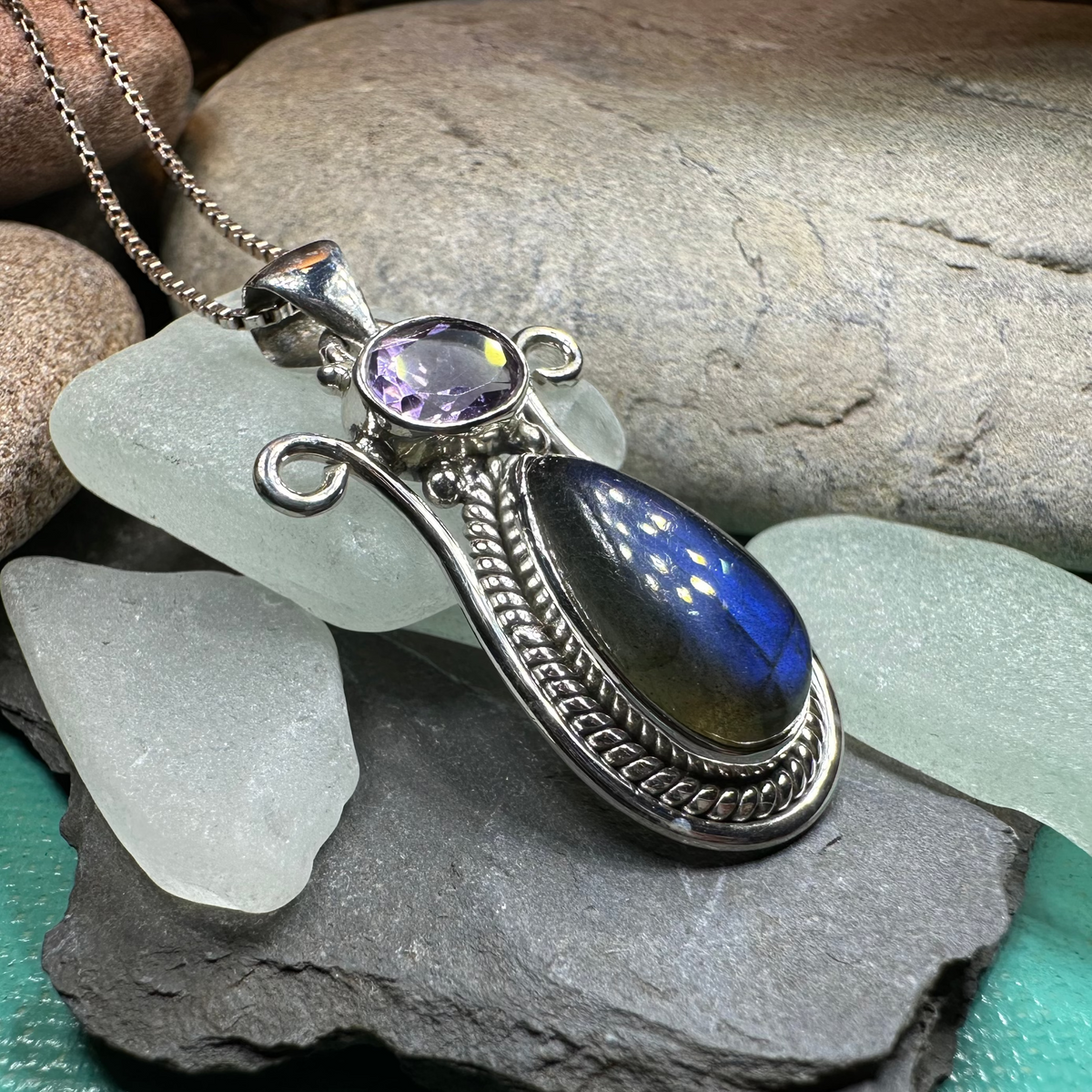 Romilly Labradorite Necklace | Pendant | Wiccan Center