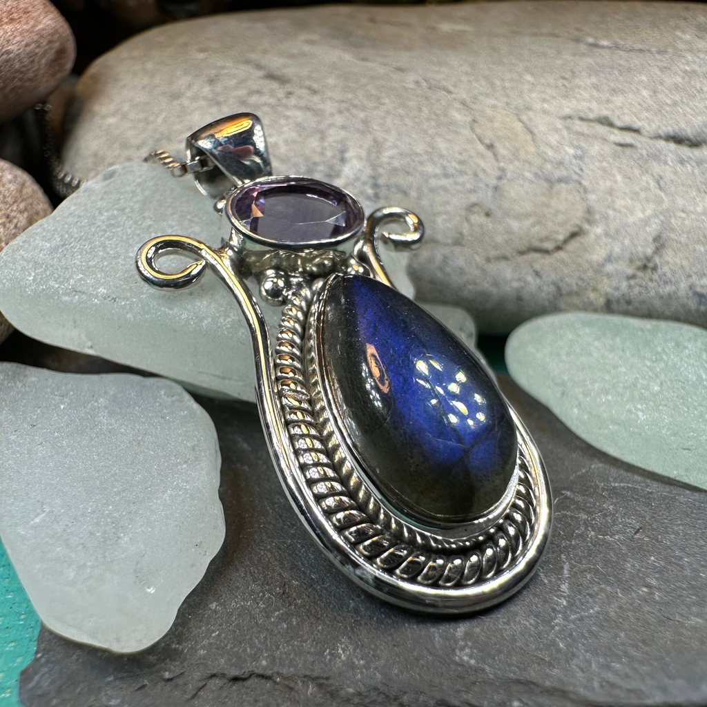 Romilly Labradorite Necklace | Pendant | Wiccan Center