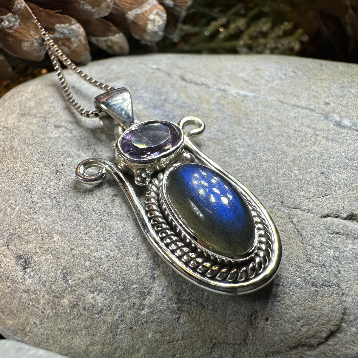 Romilly Labradorite Necklace | Pendant | Wiccan Center