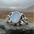 Nina Celtic Knot Moonstone Ring for Women | Ring | Wiccan Center