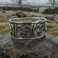 Celtic Triskelion Spiral Cuff Bracelet | Cuff Bracelet | Wiccan Center