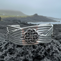 Giorsal Celtic Knot Bracelet in Pewter | Cuff Bracelet | Wiccan Center