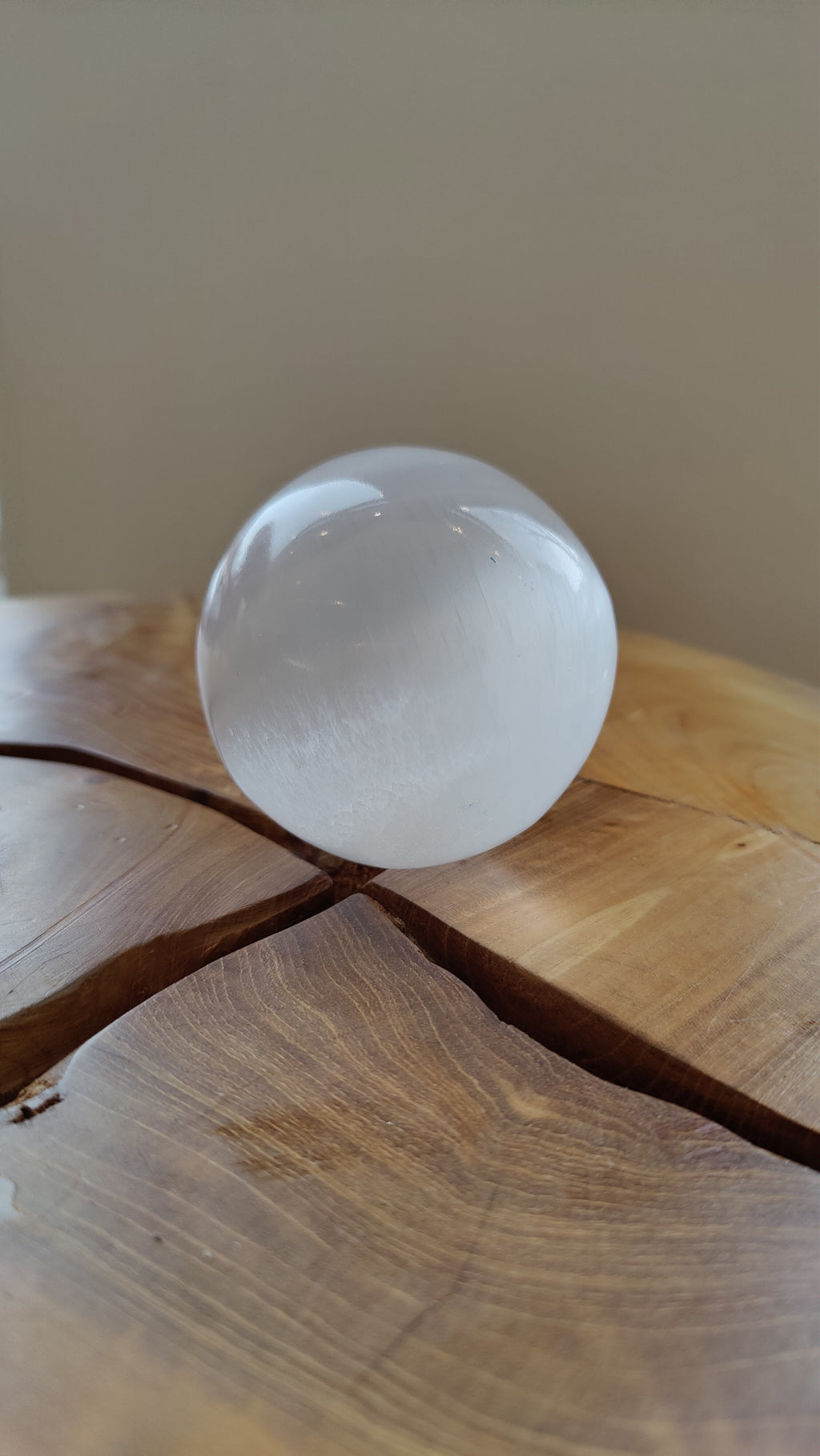 Selenite Sphere 8cm | Lapidary | Wiccan Center