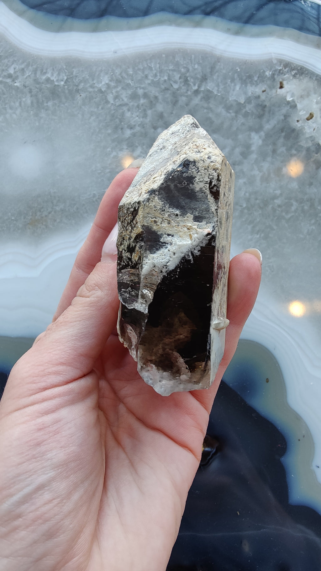 Lodalite Included Smokey Quartz Point | Minerals | Wiccan Center