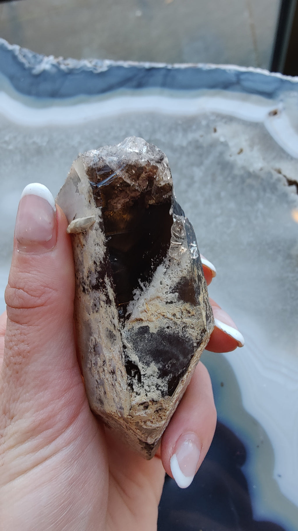 Lodalite Included Smokey Quartz Point | Minerals | Wiccan Center
