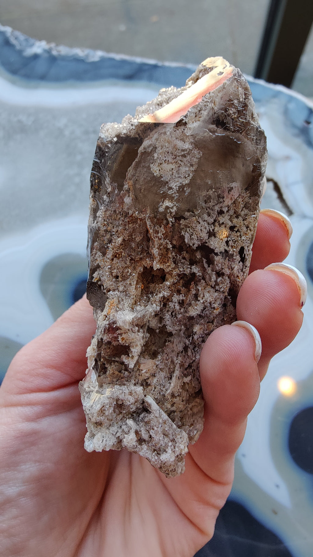 Lodalite Included Smokey Quartz Point | Minerals | Wiccan Center