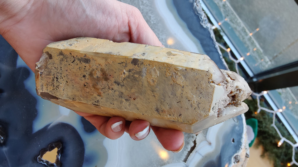 Lodalite Included Smokey Quartz Point | Minerals | Wiccan Center