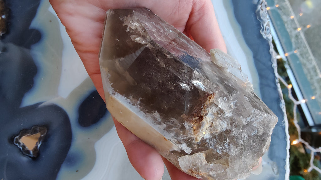 Lodalite Included Smokey Quartz Point | Minerals | Wiccan Center
