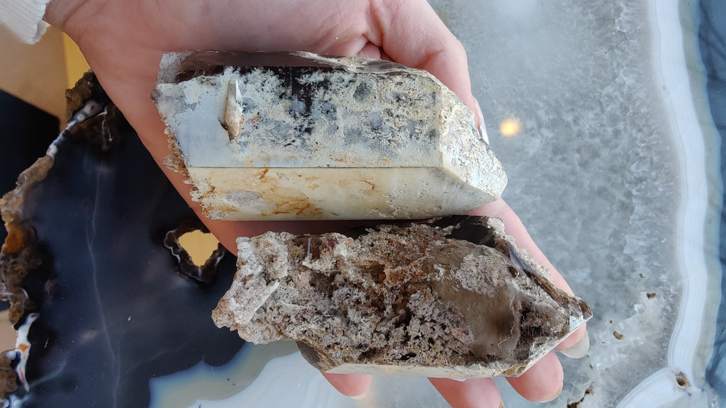 Lodalite Included Smokey Quartz Point | Minerals | Wiccan Center