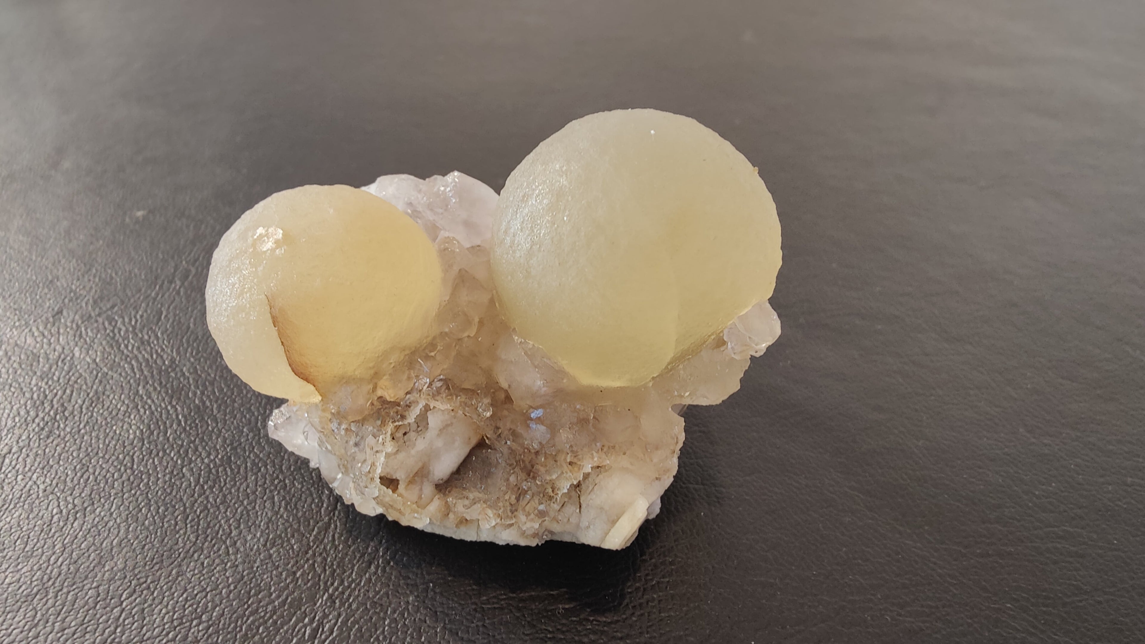 Fluorite Ball on Quartz Matrix from India | Minerals | Wiccan Center